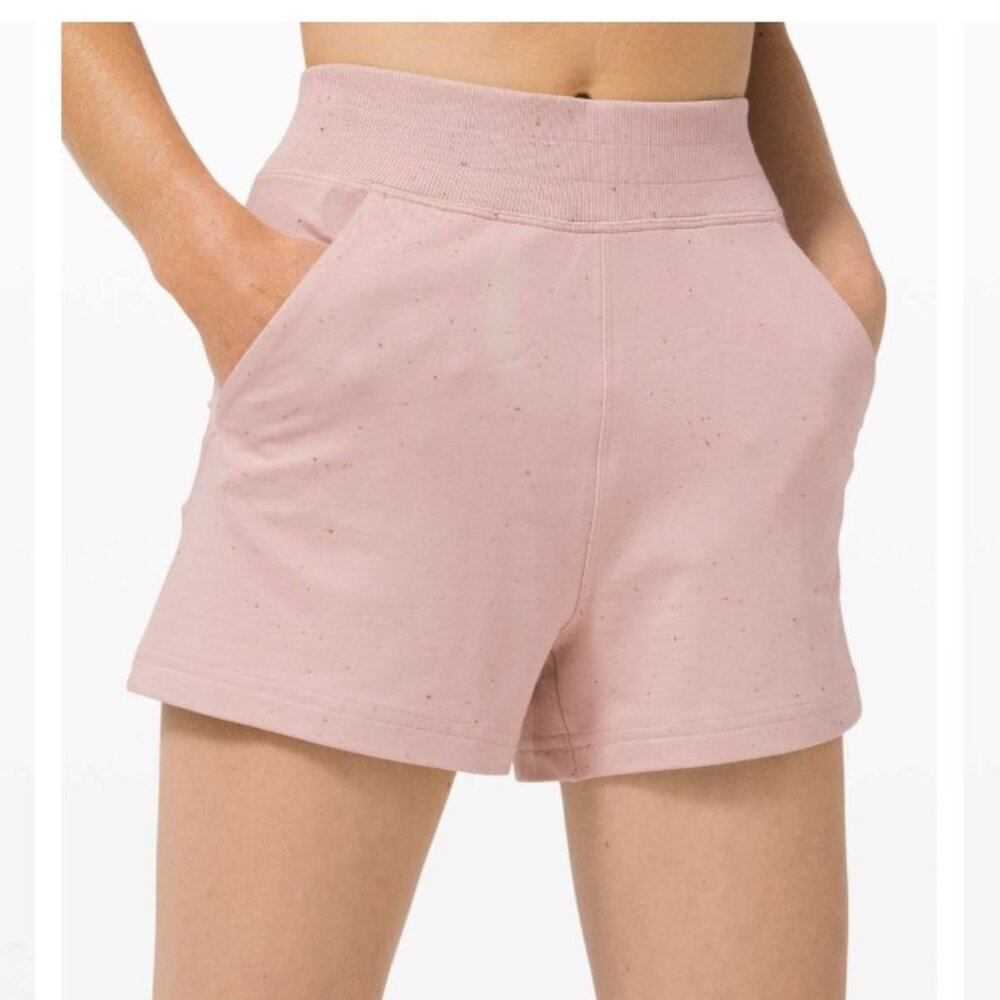 Lululemon LA Sweat Short Mink Berry Pink SIZE M